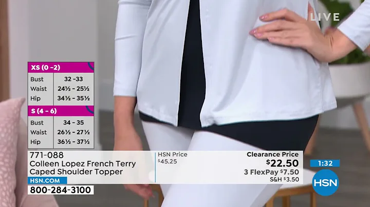 Colleen Lopez French Terry CapedShoulder Topper