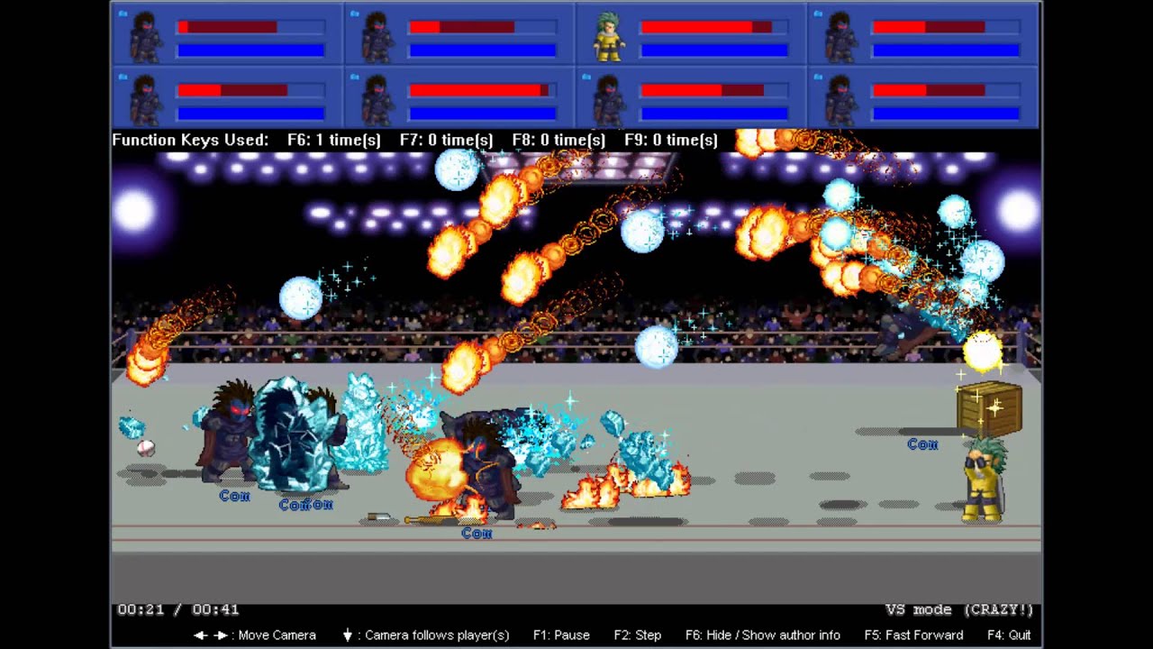 LF2 冰火人1VS7邪鬼 CRAZY!