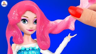 Beauty Salon for Disney Princesses / 10 Barbie DIYs