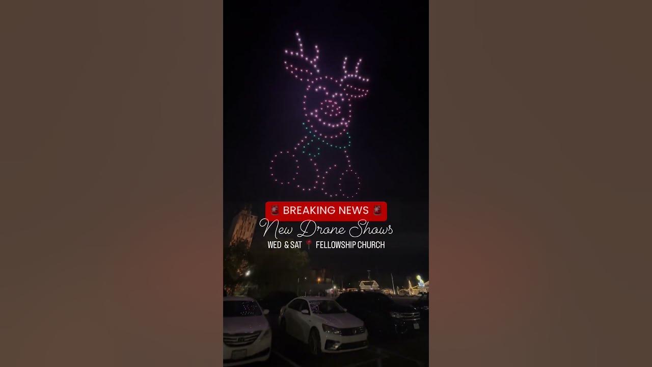 New Drone Shows Set for December 20 & December 23 in Grapevine, Texas YouTube