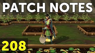 RuneScape Patch Notes #208 - 26th February 2018