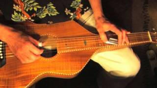 Lesson Lap Slide Guitar - Part 5/5 "Blues On My Lap" - TAB avl