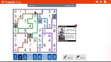 Microsoft Sudoku Daily Challenge 07Nov2020 (No Commentary)