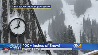 Loveland Ski Area Tops 100 Inches