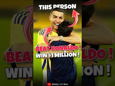 This Guy Beat Ronaldo in Football Challenge ! 🤯🔥 #shorts