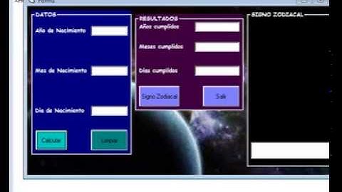 programa q te da edad y  signo zodiacal en visual