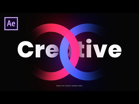 Typography Shapes Motion Graphics in After Effects - After Effects Tutorial
