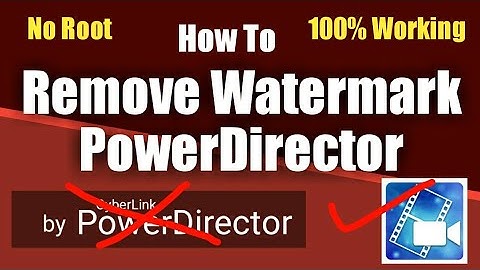 How To Remove Watermark From Cyberlink PowerDirector || Best Video Editing App