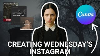 5 Canva HACKS to INSTANTLY Upgrade Your Instagram (Wednesday Addams Edition) screenshot 3