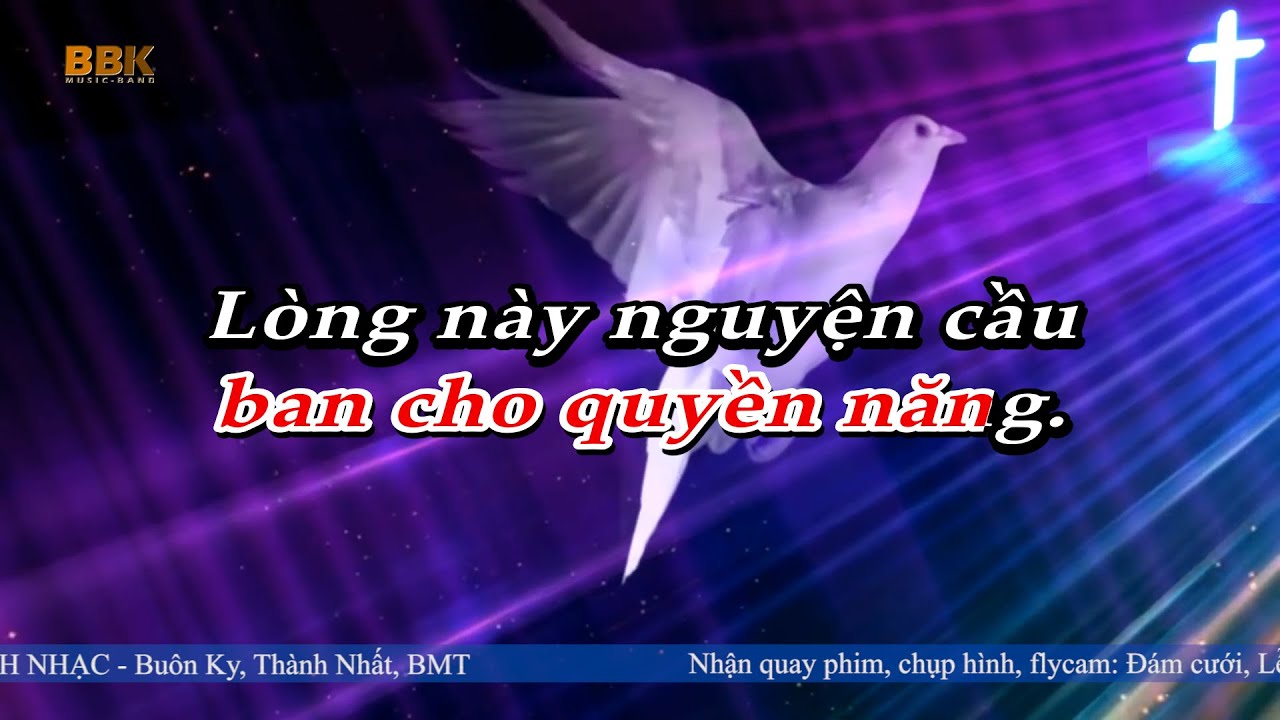 Nguyện Cầu Thánh Linh Ngài - Karaoke - BBK
