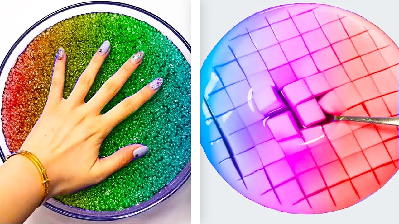 Relaxing Slime Compilation ASMR | Oddly Satisfying Video #20 - YouTube