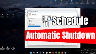 How to Schedule Automatic Shutdown on Windows 11 Profile