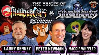 Maggie Wheeler REUNITES w/ ThunderCats & SilverHawks Larry Kenney & Peter Newman After 40 Years