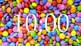 10 minutes with colorful chocolate confetti, MMS type - countdown timer without alarm. screenshot 5