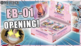 FINALLY OPENING ONE PIECE EB-01!  (One Piece TCG EB-01 Memorial Collection)
