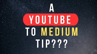 How To Embed Or Add A YouTube Video To A Medium Post