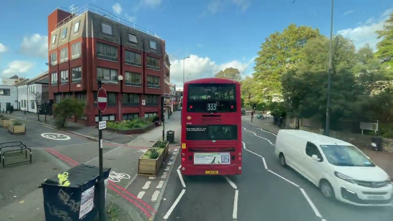 London Bus Ride - Route 159 - Streatham Station towards Oxford Circus [LT617]
