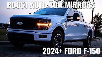 Boost Auto Tow Mirrors Installation | 2024-2025 Ford F150 (Manual Fold/ Power Fold/ Power Extend)
