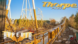Inside of HYPERIA's Station! | THORPE PARK Construction Vlog #58