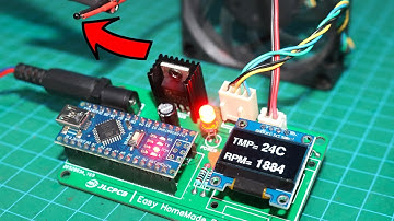 How to Make Temperature Controlled PWM Fan Controller Using ARDUINO and THERMISTOR