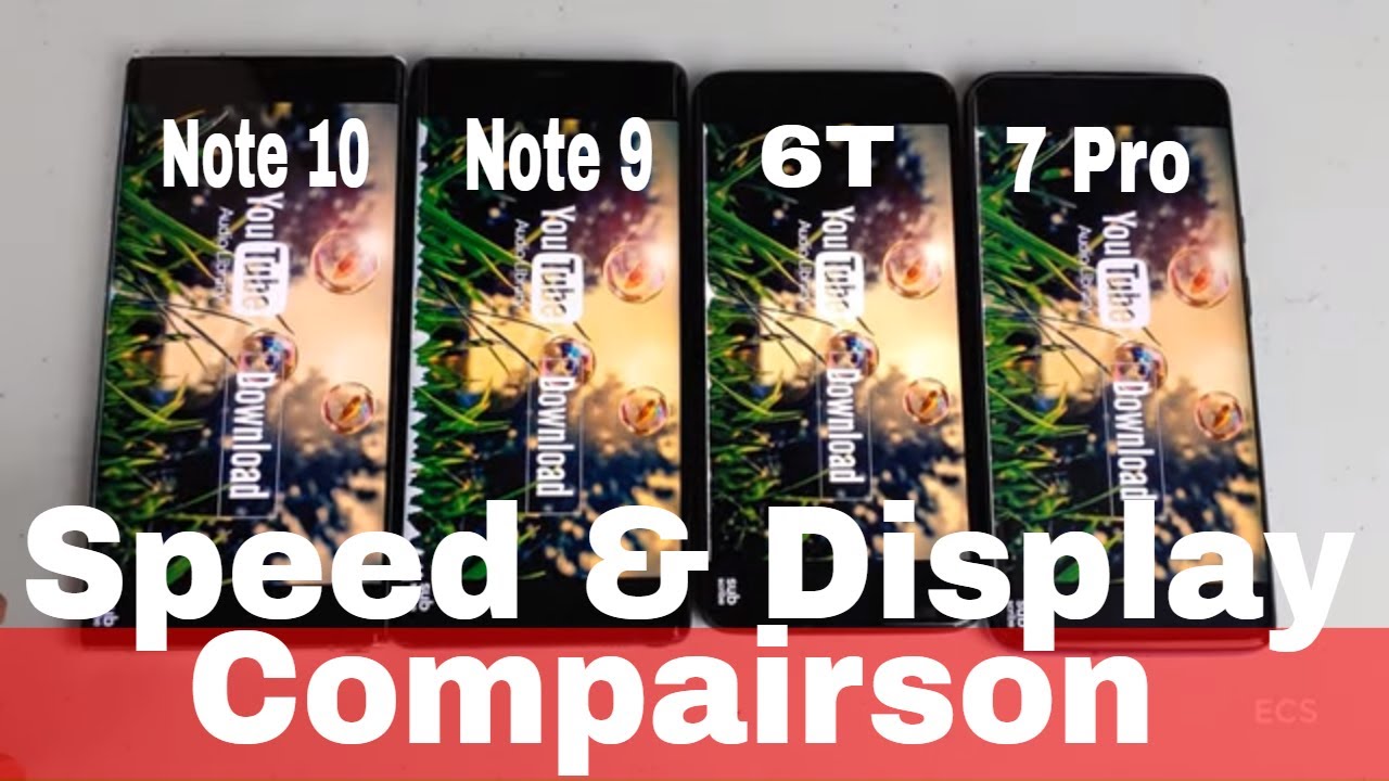 Galaxy Note 10+ Vs Galaxy Note 9 Vs OnePlus 7 Pro Vs Oneplus 6T | Speed & Display | Old Vs New