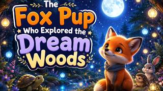 Bedtime Story for Kids : The Soft Apricot-Glow Gold Fox Pup and the Dream Woods