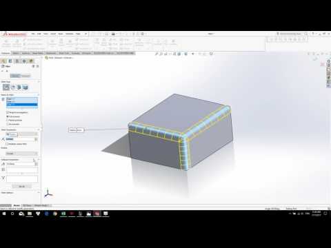 [4CHaUI] Setback parameters fillet feature solidworks