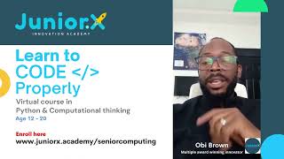 JuniorX Senior Computing program
