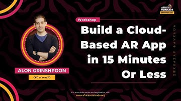Build a Cloud-Based AR App in 15 Minutes Or Less