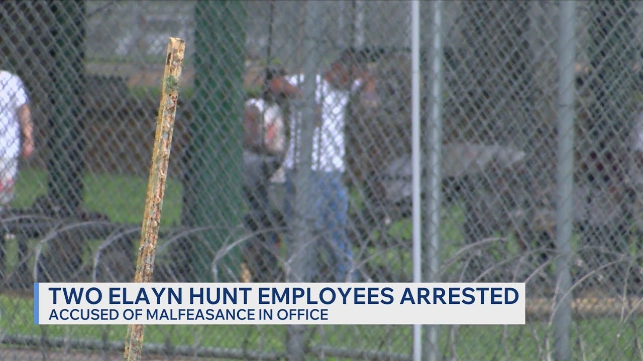 Two Elayn Hunt employees arrested amid contraband crackdown - YouTube