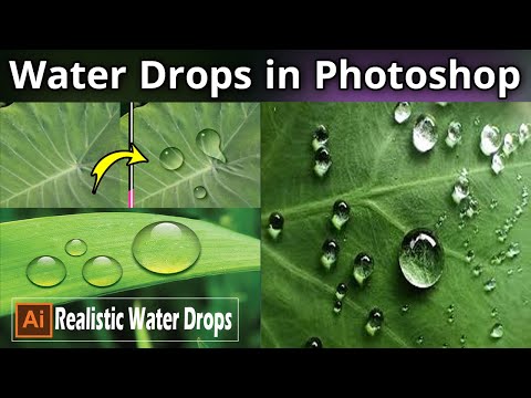 💧How to Make Realistic Water Drop in Photoshop | Easy Water Drop Effect Tutorial