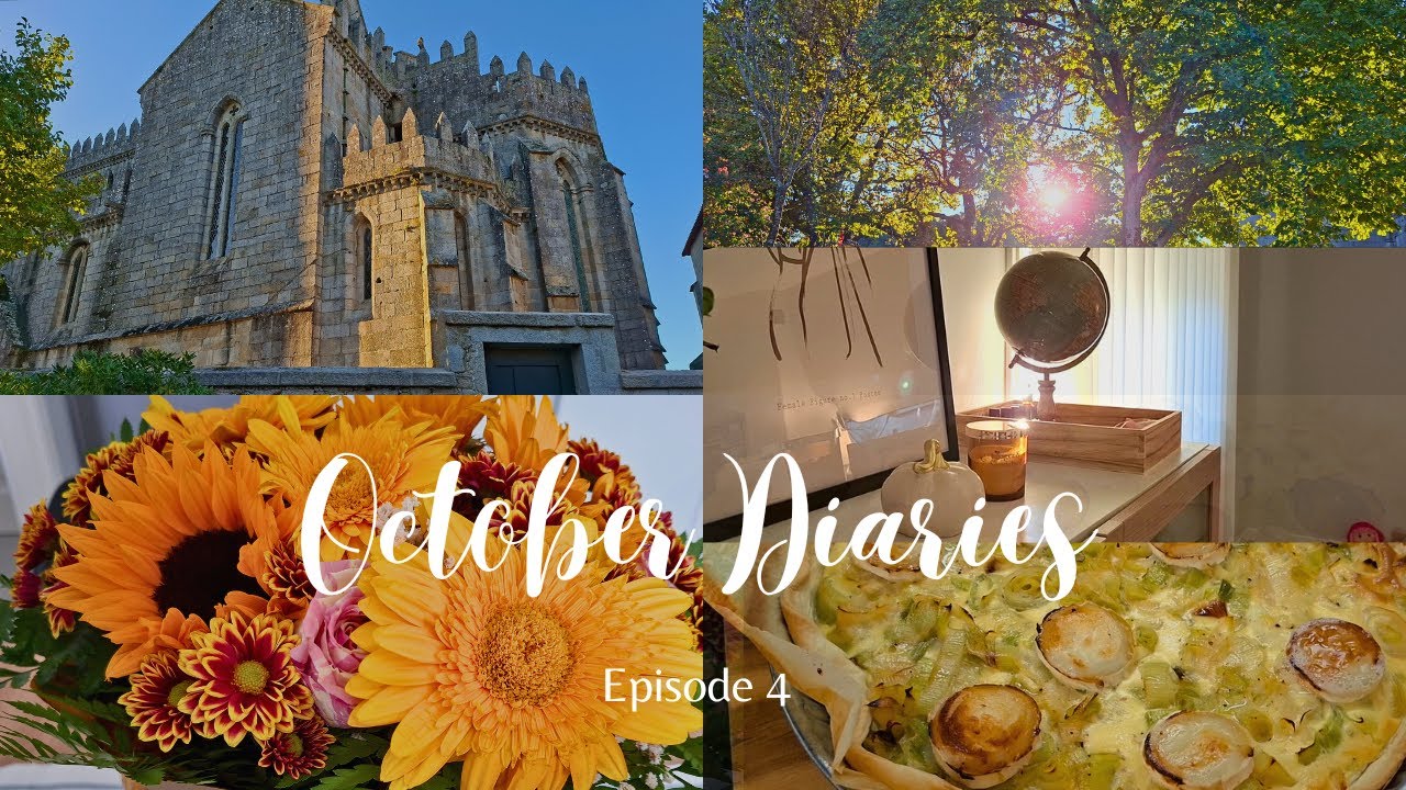October Diaries EP.4🍂 | Passeio histórico, aniversário e receita de tarte de alho francês & chèvre 🥧