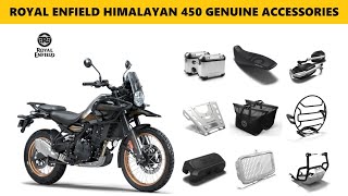 Royal Enfield Himalayan 450 Genuine Accessories with price and details