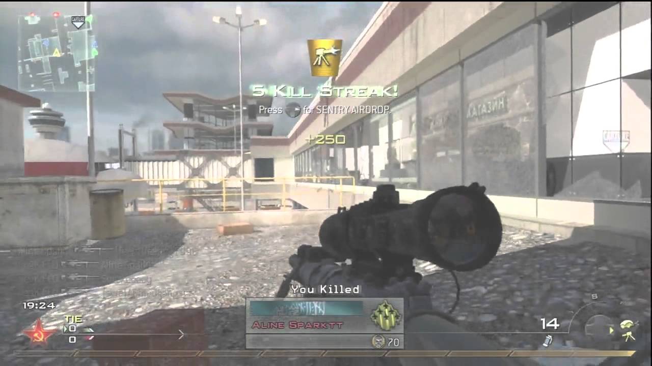 First game on mw2 = Triple 1 Bullet