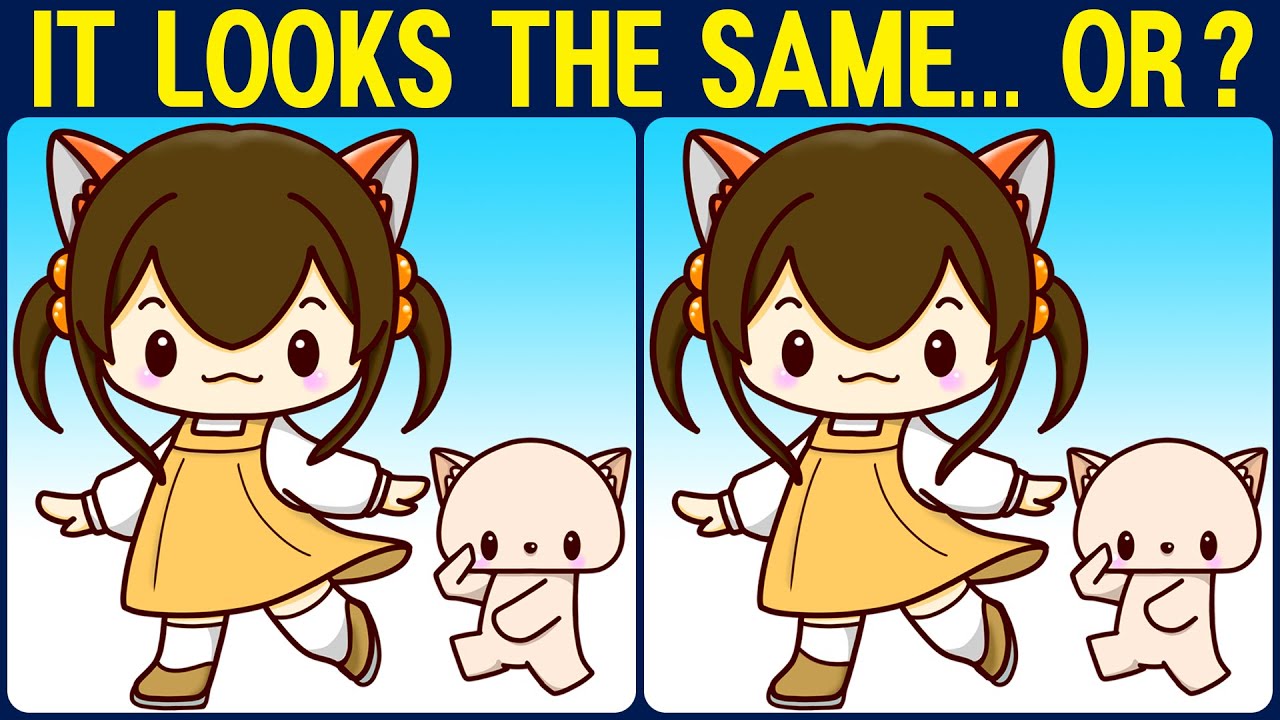[Spot the Difference Brain Training] If you solve this puzzle, you are a genius!