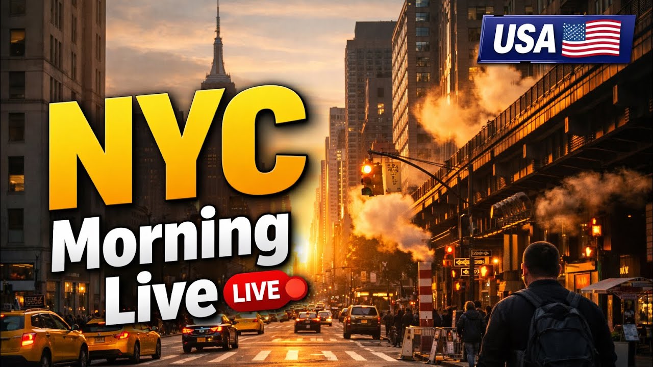 Before Work Live Walk | New York Streets 🇺🇸 USA | 2026