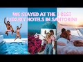 We stayed at the 3 best luxury hotels in santorini  santorini vlog
