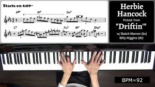 A Lick A Week! 40th Week: Herbie Hancock's Lick on "Driftin'"