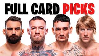 UFC 329 Full Card Predictions & Breakdown