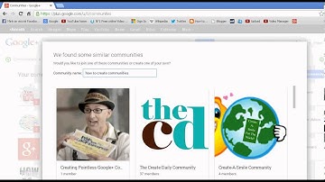 How to create Communities on Google+ New