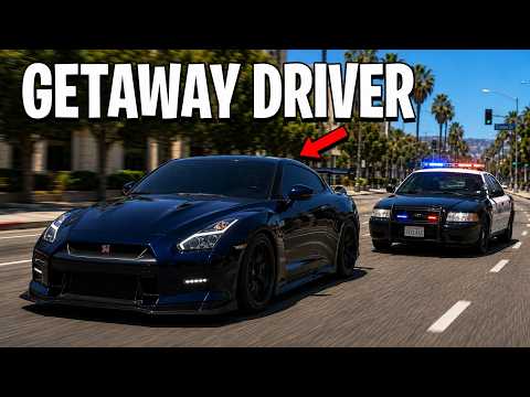 I Became A Getaway Driver As Undercover Cop in GTA 5 RP