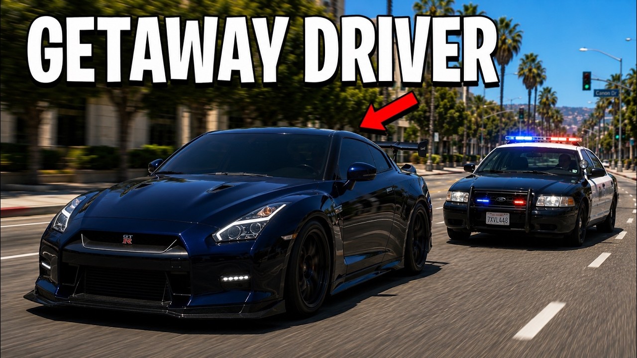 I Became A Getaway Driver As Undercover Cop in GTA 5 RP