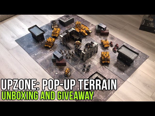 UPZONE Pop-up Terrain: Unboxing & Giveaway - YouTube