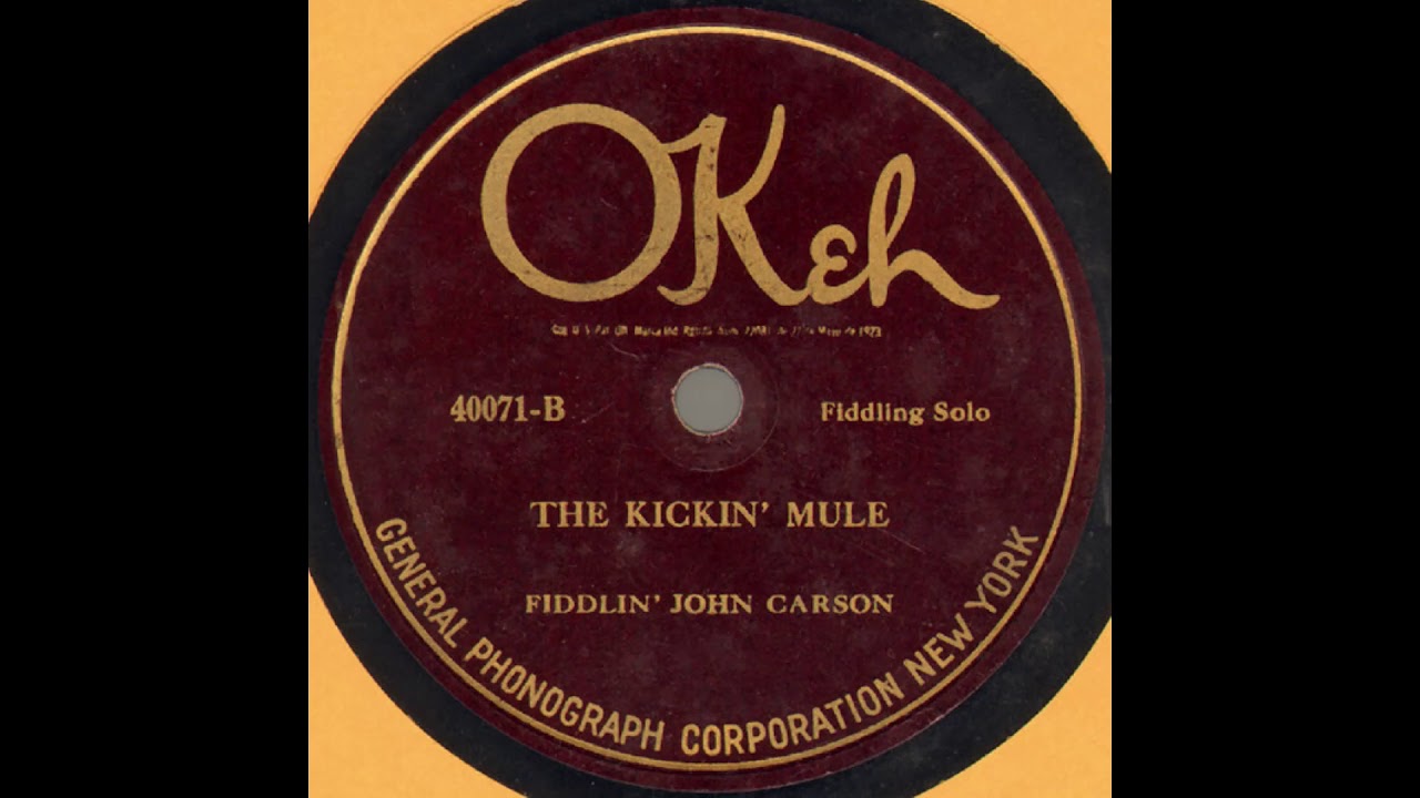 Fiddlin' John CarsonThe Kickin' Mule YouTube