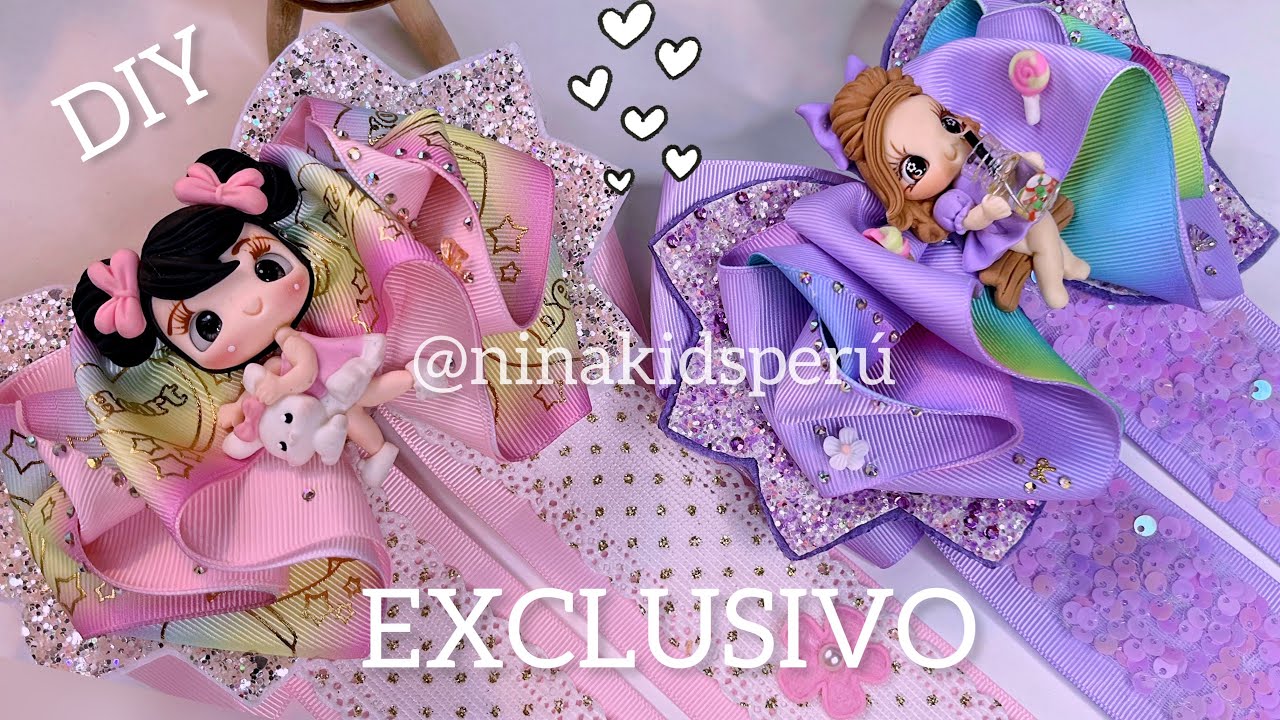 NUEVO Y EXCLUSIVO 🎀LAZO LAIA 🎀🤩 media cola con listón de 5 cm |Half-tail ties with a 5 cm ribbon