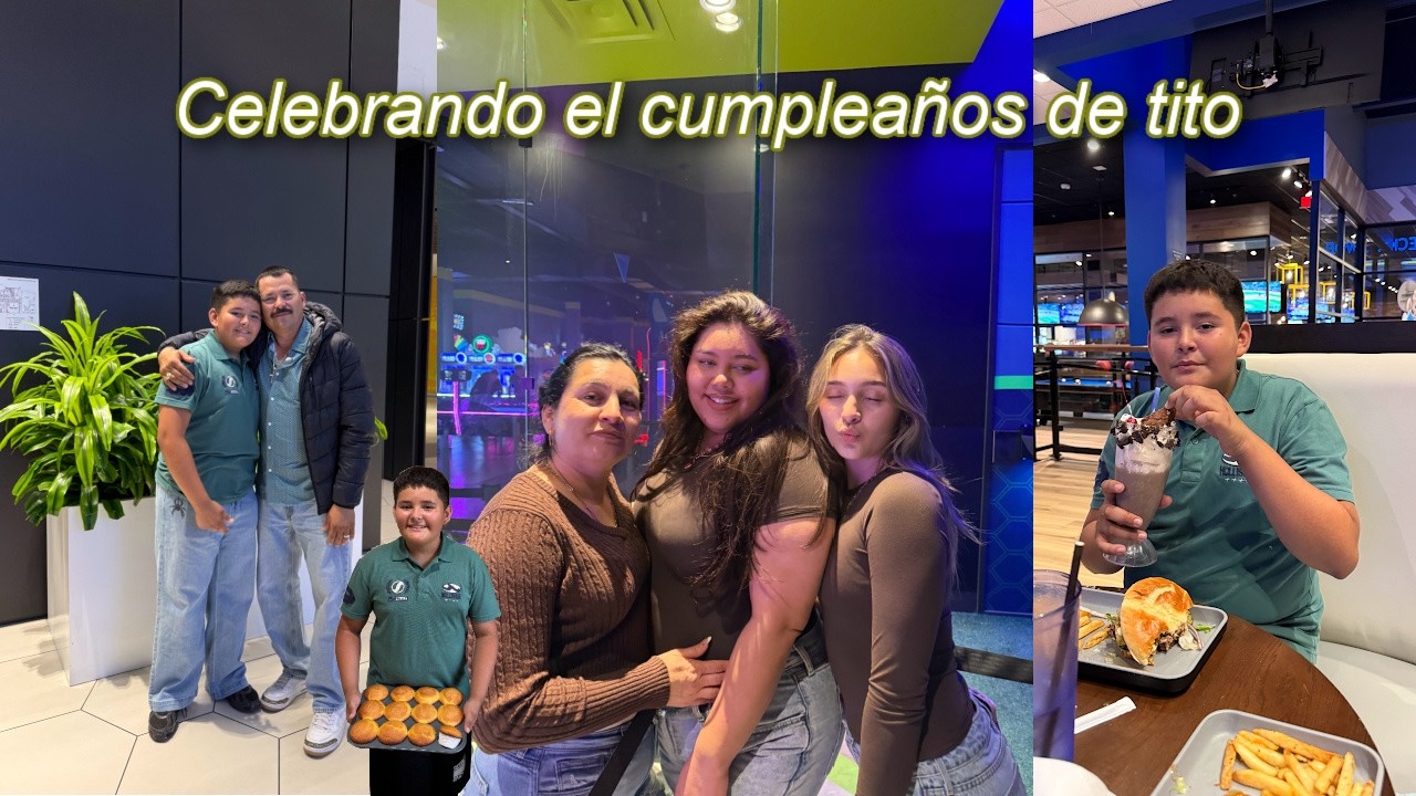 celebrando el cumpleaños de tito