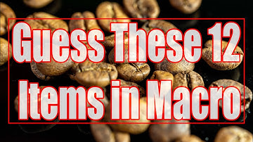 Can You Guess These 12 Everyday Items in Macro? | Close-Up Challenge!