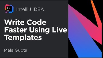 IntelliJ IDEA. Write Code Faster Using Live Templates