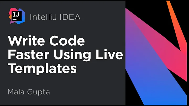 IntelliJ IDEA. Write Code Faster Using Live Templates