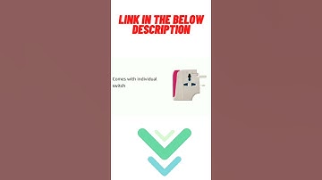 SKIN4GADGETS MX 3-in-1 Universal Travel Adapter Multi-Plug with Individual Switch | Gadgets Home Use